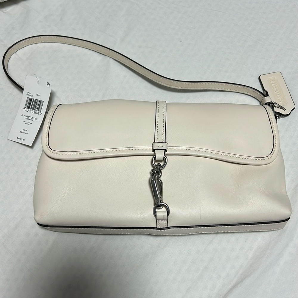 Off-white coach shoulder bag